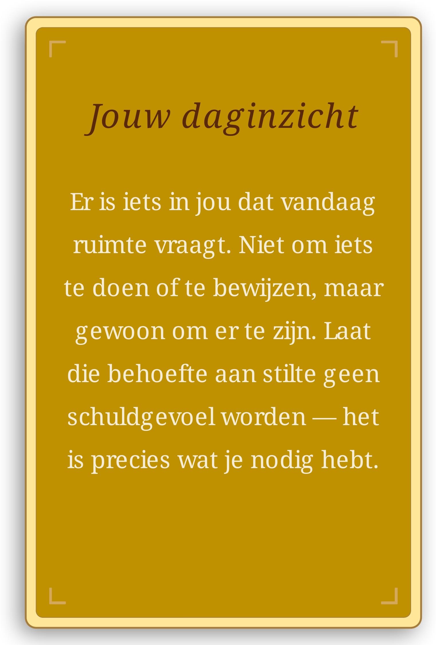 Voorbeeldkaart van Daginzicht